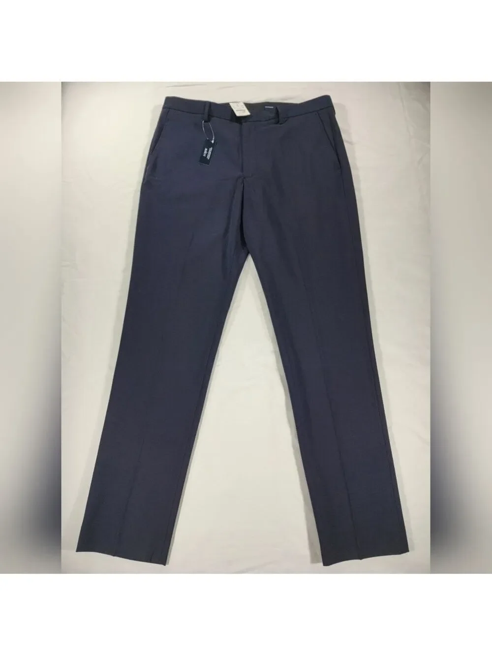 J. Crew Blue Dress Trousers with Formal Style and Straight Leg Cut